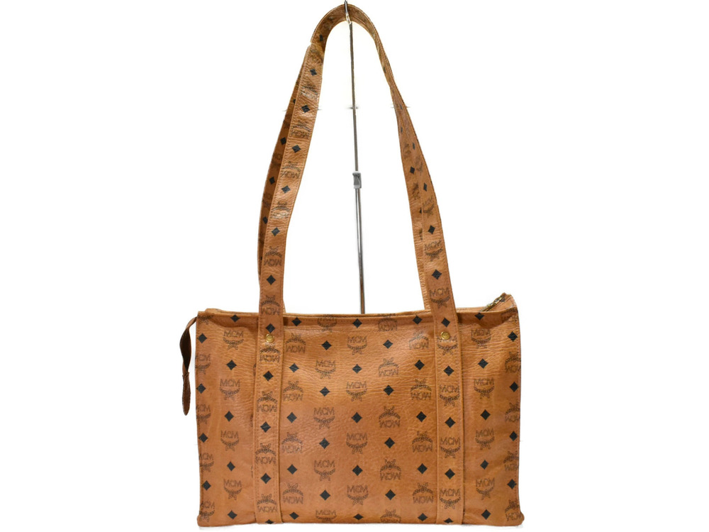 Mcm Travel Visetos Tote Camel Tan Bag Brown Tan Brown